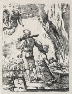 Abrahams offer, ca. 1520. av Albrecht Altdorfer