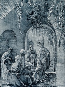 Tillbedjan av Magi av Albrecht Altdorfer