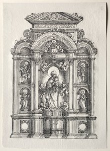 Altare med den vackra Maria av Regensburg av Albrecht Altdorfer