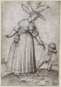 Altdorfer, Albrecht - Venus och Amor av Albrecht Altdorfer