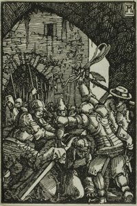 Bärande av korset, från Människans fall och återlösning av Albrecht Altdorfer