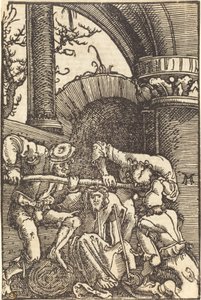 Kristus krönt med törnar av Albrecht Altdorfer