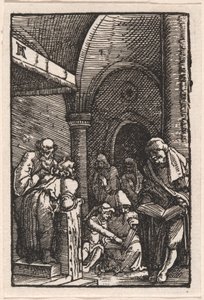 Kristus disputerar med läkarna av Albrecht Altdorfer