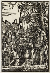 Kristus spikad på korset, ca. 1513. av Albrecht Altdorfer