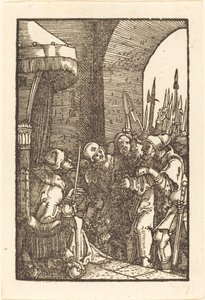 Kristus före Kaifas av Albrecht Altdorfer
