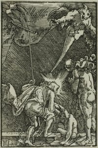 Kristus i Limbo, från Syndafallet och människans återlösning av Albrecht Altdorfer