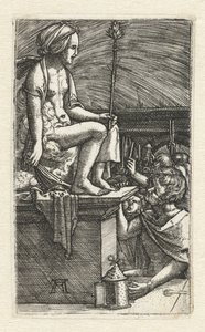 Trollkarlen Virgilius hämnd av Albrecht Altdorfer