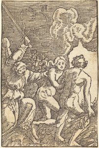Utvisning från paradiset av Albrecht Altdorfer