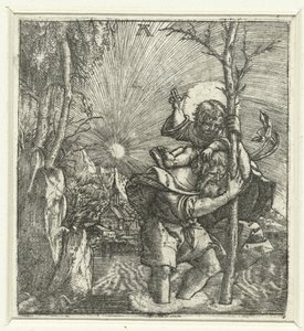 Sankt Christopher av Albrecht Altdorfer