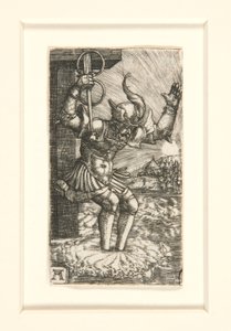Horace Cocles hoppar in i Tibern av Albrecht Altdorfer