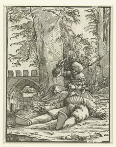 Jael dödar Sisera av Albrecht Altdorfer