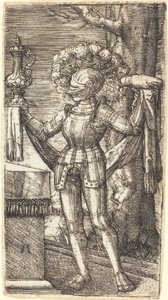 Riddare i rustning med bröd och vin av Albrecht Altdorfer