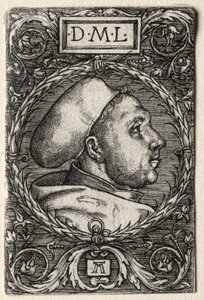 Martin Luther, ca. 1525. av Albrecht Altdorfer