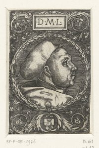 Porträtt av Martin Luther av Albrecht Altdorfer