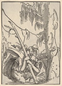 Sankt Kristoffer bär Kristusbarnet av Albrecht Altdorfer