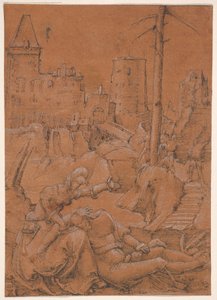 Samson und Delila av Albrecht Altdorfer