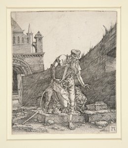 St. Hieronymus vid en mur av Albrecht Altdorfer