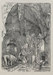 St. Hieronymus i grottan av Albrecht Altdorfer