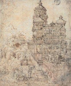 Susanna vid hennes bad, 1526 av Albrecht Altdorfer