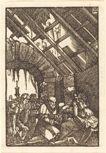 Tillbedjan av Magi av Albrecht Altdorfer