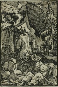 The Agony in the Garden, från The Fall and Redemption of Man av Albrecht Altdorfer
