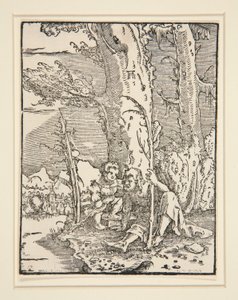 The Child Jesus with St. Christopher, från serien The Fall and Redemption of Man av Albrecht Altdorfer
