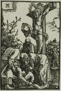 Korsfästelsen, från Människans fall och återlösning av Albrecht Altdorfer