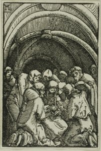 Jungfruns död, från människans fall och återlösning av Albrecht Altdorfer
