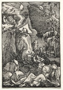 Människans fall och återlösning: Chirst på Oljeberget av Albrecht Altdorfer