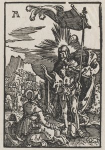 Människans fall och återlösning: Kristus visar sig för den heliga Maria Magdalena av Albrecht Altdorfer