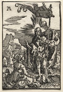 Människans fall och återlösning: Kristus visar sig för den heliga Maria Magdalena, ca. 1515. av Albrecht Altdorfer
