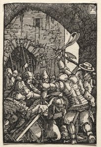 Människans fall och återlösning: Kristus som bär korset av Albrecht Altdorfer