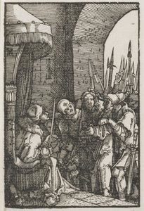 Människans fall och återlösning: Kristus före Pilatus, ca. 1515. av Albrecht Altdorfer