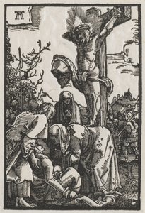 Människans fall och återlösning: Kristus på korset, ca. 1515. av Albrecht Altdorfer