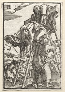 Människans fall och återlösning: Nedstigning från korset, ca. 1515. av Albrecht Altdorfer