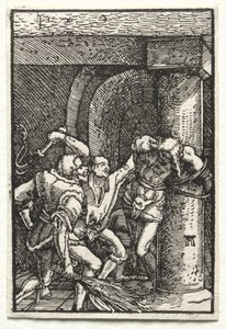 Människans fall och återlösning: Kristi flagellation, ca. 1515. av Albrecht Altdorfer