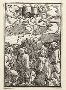 Människans fall och återlösning: Uppstigningen, ca. 1515. av Albrecht Altdorfer