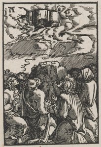 Människans fall och återlösning: Uppstigningen, ca. 1515. av Albrecht Altdorfer