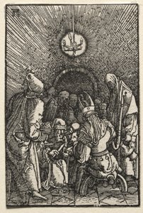 Människans fall och återlösning: Omskärelsen av Albrecht Altdorfer