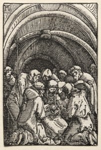 Människans fall och återlösning: Jungfruns död av Albrecht Altdorfer