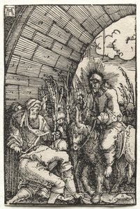Människans fall och återlösning: Inträdet i Jerusalem av Albrecht Altdorfer