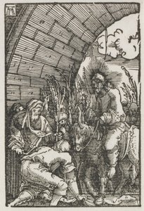 Människans fall och återlösning: Inträdet i Jerusalem av Albrecht Altdorfer
