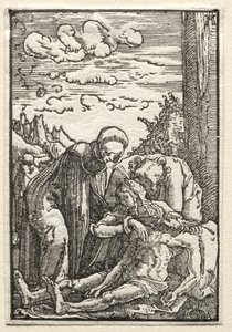 The Fall and Redemption of Man: The Lamentation under the Cross, ca. 1515. av Albrecht Altdorfer
