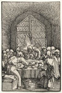 Människans fall och återlösning: Den sista måltiden, ca. 1515. av Albrecht Altdorfer