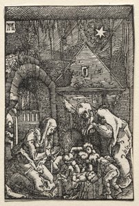 Människans fall och återlösning: Födelsekyrkan av Albrecht Altdorfer
