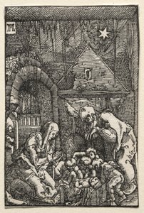Människans fall och återlösning: Födelsekyrkan, ca. 1515. av Albrecht Altdorfer