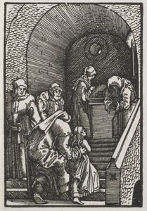 Människans fall och återlösning: Presentationen av jungfrun i templet av Albrecht Altdorfer