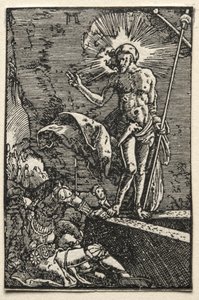 Människans fall och återlösning: Uppståndelsen, ca. 1515. av Albrecht Altdorfer