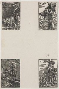 Människans fall och återlösning, ca. 1515. av Albrecht Altdorfer