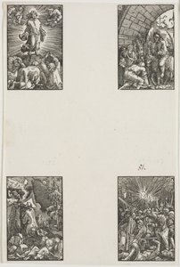 Människans fall och återlösning, ca. 1515. av Albrecht Altdorfer
